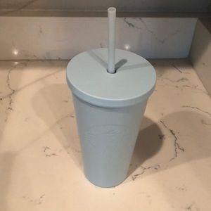 Baby blue Starbucks tumbler